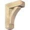 Ekena Millwork Thorton Craftsman Rough Sawn Bracket w/ Offset Brace, Douglas Fir, 6"W x 16"D x 20"H BKT0604X16X20THR04RDF - alternate 1